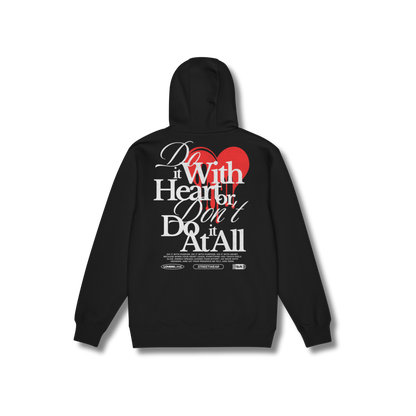 Do It With Heart Zip Hoodie
